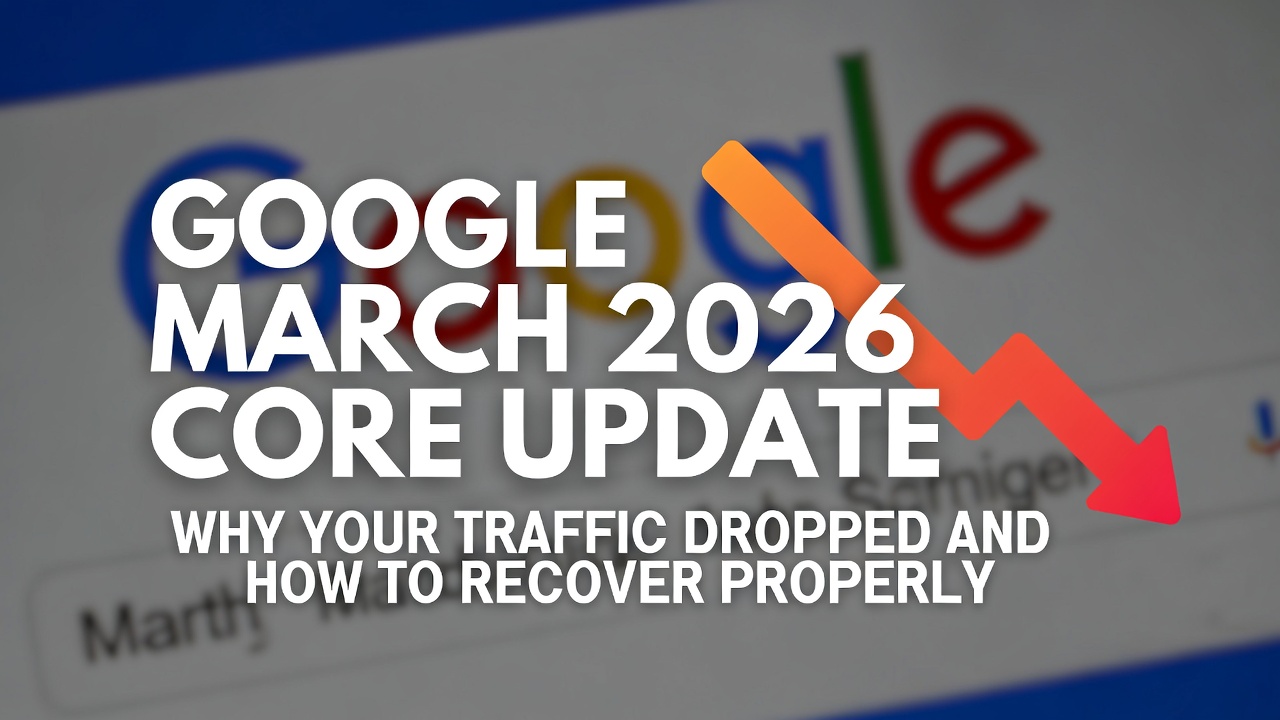 Google March 2026 Core Update: Why Your Traffic Dropped and How to Recover Properly