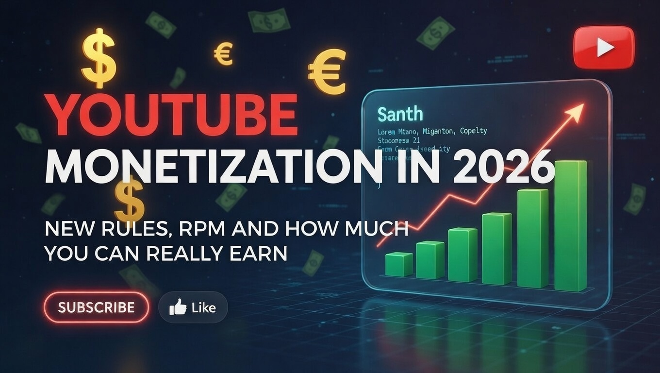 YouTube Monetization in 2026: New Rules, RPM and How Much You Can Really Earn